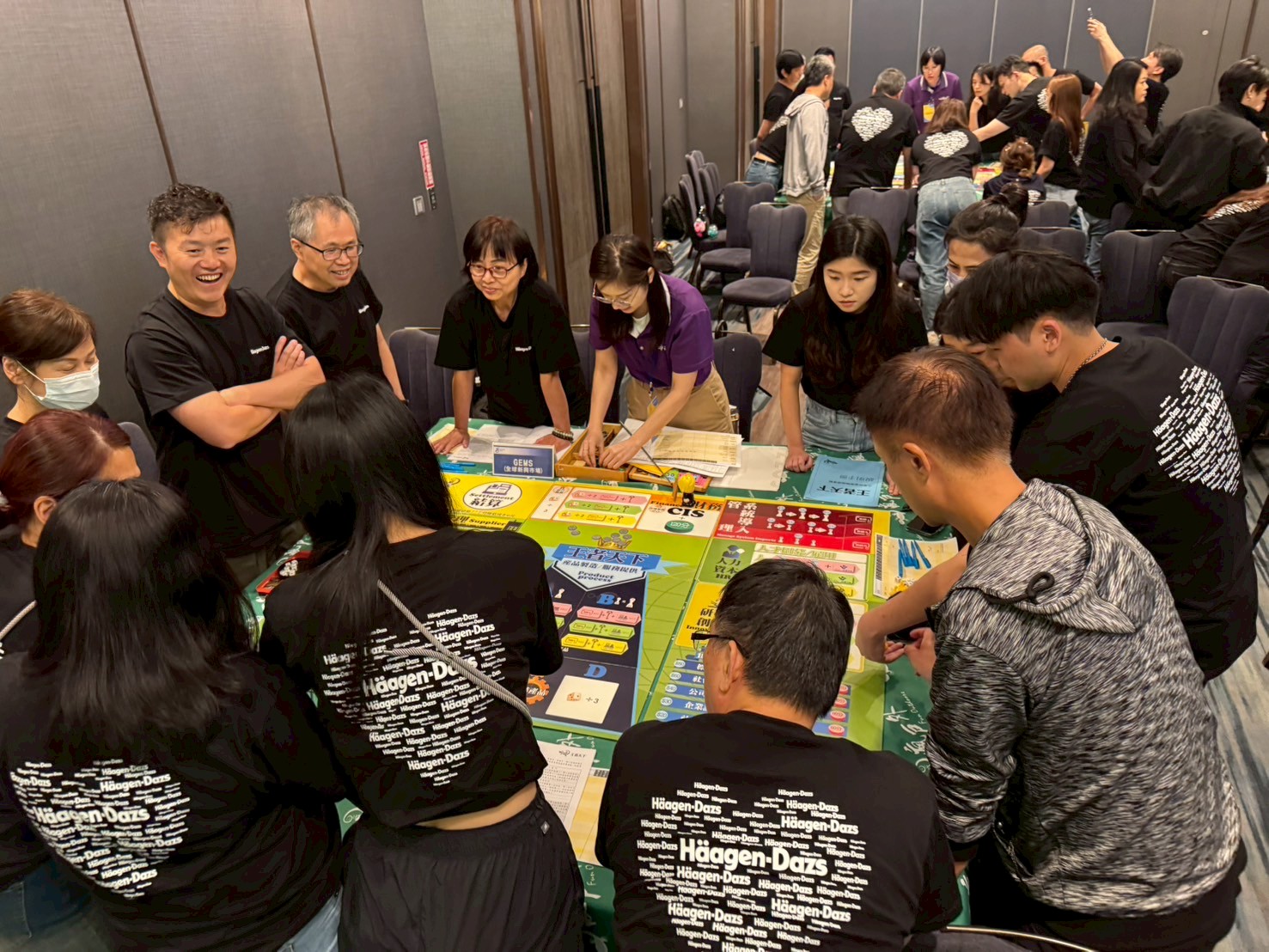 員工在策略思維桌遊的互動中展現策略思維與問題解決能力，是企業強化領導與決策力的重要企業教育訓練活動